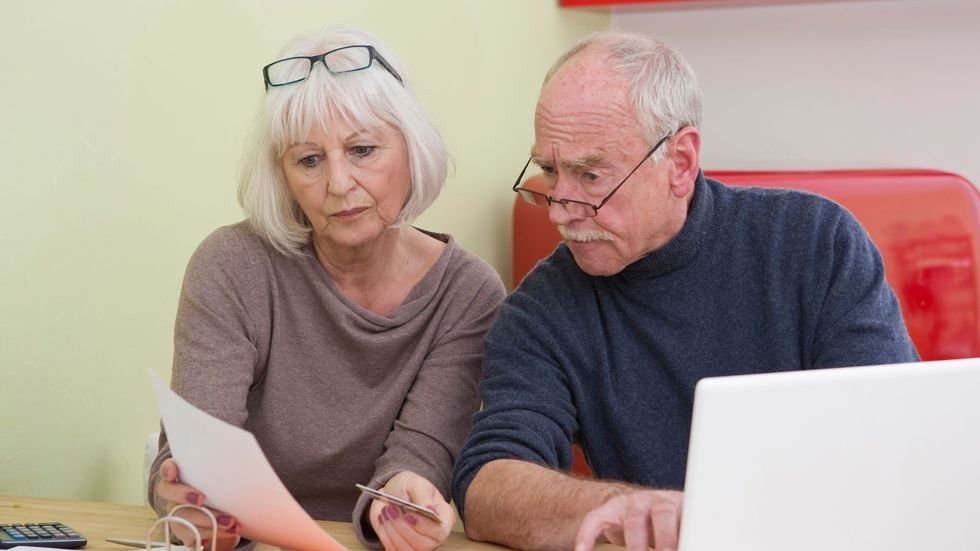 Retired couple